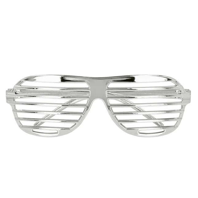 Zilveren Bril Gestreept van Boland koop je bij Partywinkel