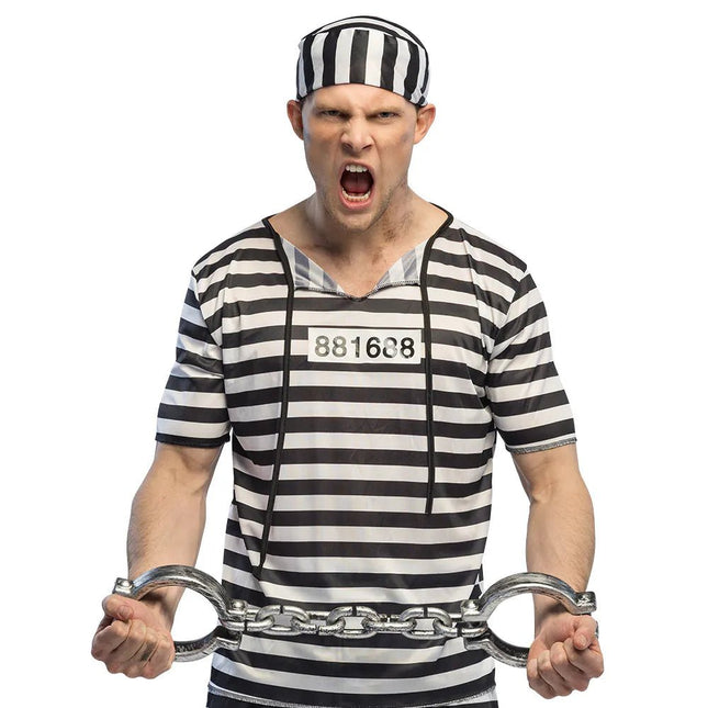 Zilveren Handboeien 76cm van Boland koop je bij Partywinkel