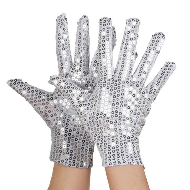 Zilveren Handschoenen - Partywinkel - 8712026030733