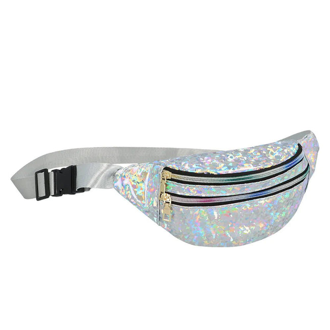 Zilveren Heuptasje Holografisch - Partywinkel - 8712026360182