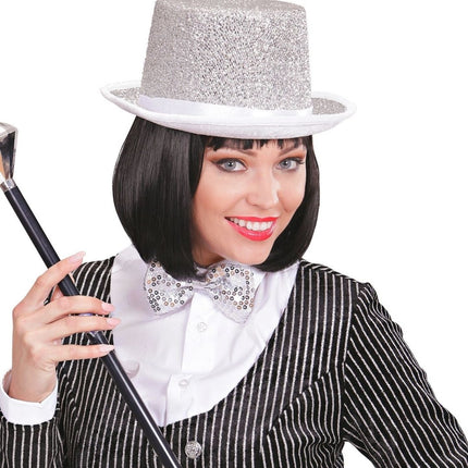 Zilveren Hoed Hoog van Widmann koop je bij Partywinkel