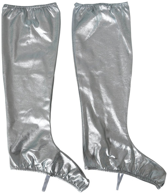 Zilveren Laarskappen 45cm - Partywinkel - 8434077270868