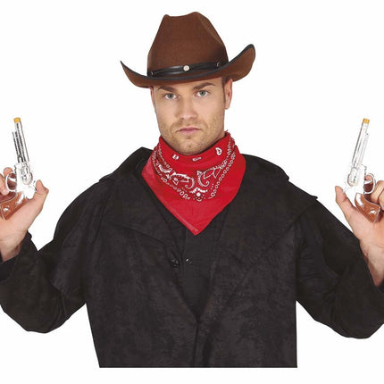 Zilveren Nep Geweer 20cm van Fiestas Guirca koop je bij Partywinkel