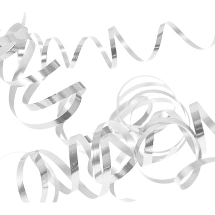 Zilveren Serpentine Metallic 3st van Folat koop je bij Partywinkel