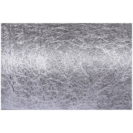 Zilveren Tafelloper Glans 10M 30cm van CHAKS koop je bij Partywinkel