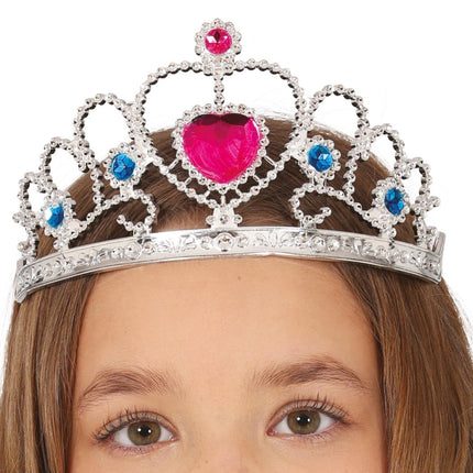 Zilveren Tiara Kind - Partywinkel - 8434077230053