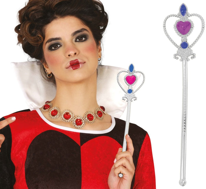 Zilveren Toverstaf 30cm - Partywinkel - 8434077272176