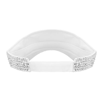 Zilveren Zonneklep Met Steentjes van Boland koop je bij Partywinkel