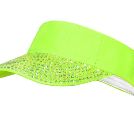 Zonneklep met steentjes - Partywinkel - 8720059060979