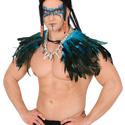 Zwart Blauwe Kraag - Partywinkel - 8434077272138