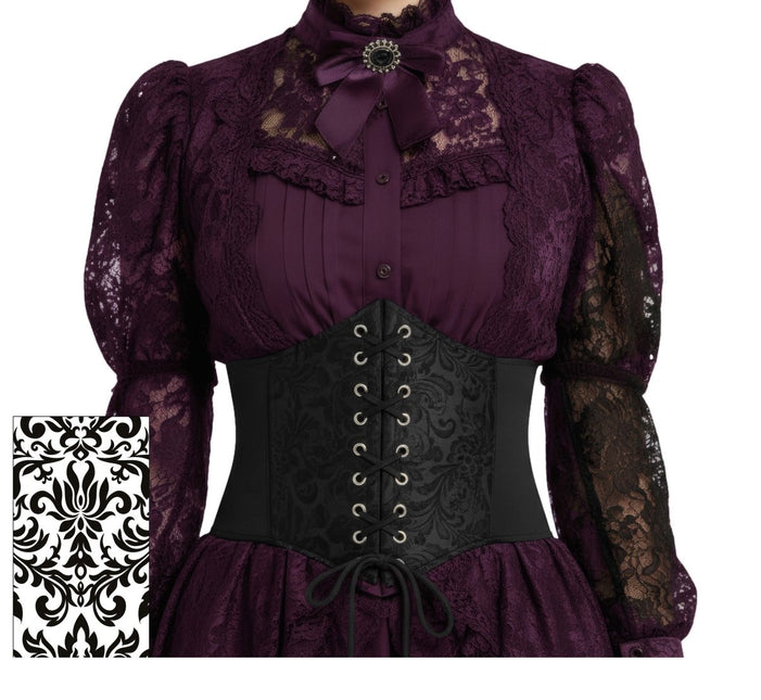 Zwart Corset Glanzend van Fiestas Guirca koop je bij Partywinkel