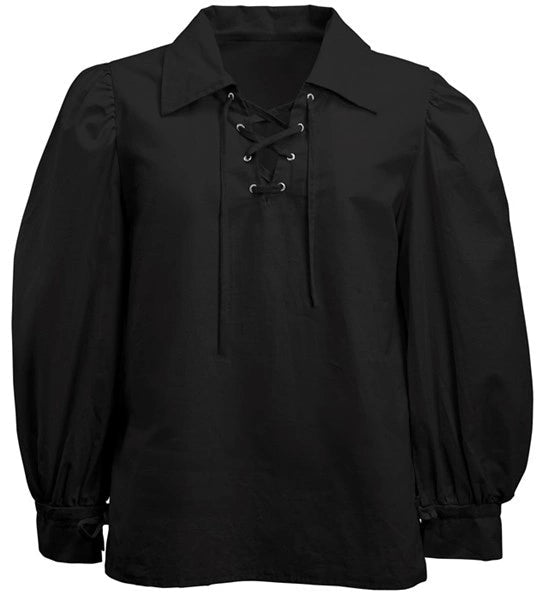 ZWART HISTORISCH KARAKTER SHIRT van Widmann koop je bij Partywinkel