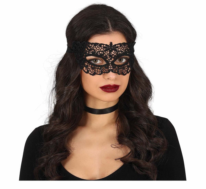 Zwart Oogmasker Motief van Fiestas Guirca koop je bij Partywinkel