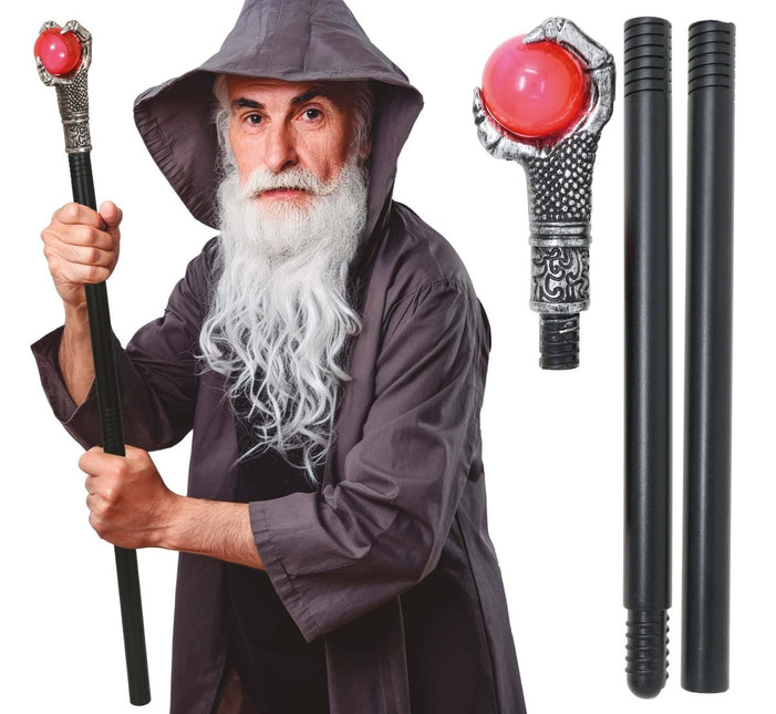 Zwart Rode Scepter 78cm - Partywinkel - 8434077164839
