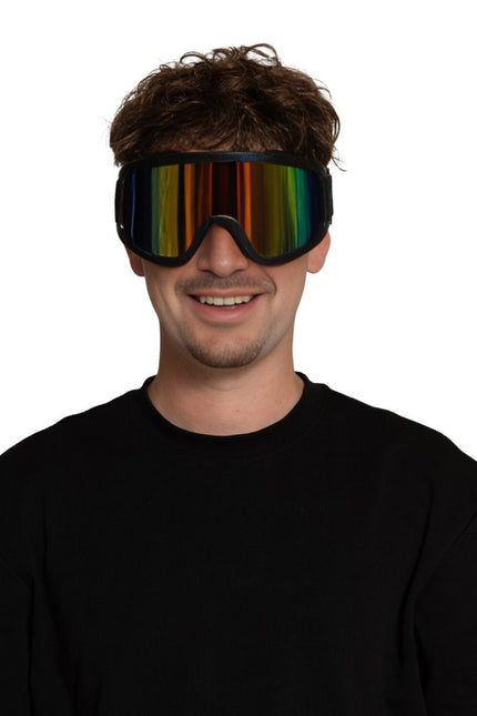 Zwart Skibril van Partychimp koop je bij Partywinkel