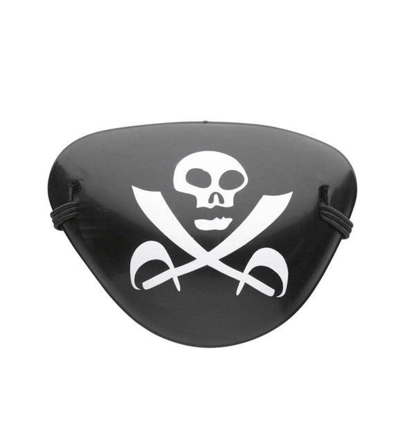 Zwart Witte Piraten Ooglapje van Widmann koop je bij Partywinkel