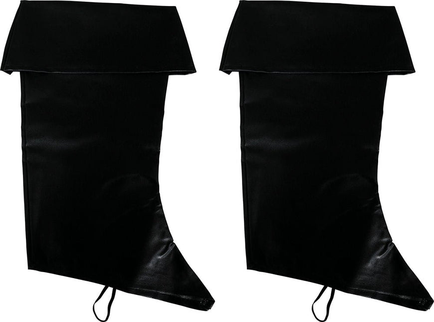 Zwarte Beenkappen Kind 50cm - Partywinkel - 8434077164747