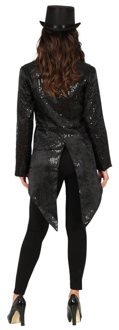 Zwarte Blazer Dames Pailletten - Partywinkel - 8434077889640