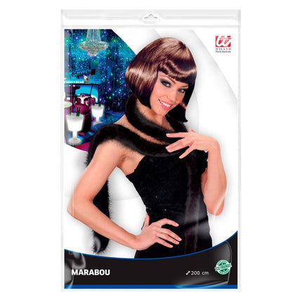 Zwarte Boa van Widmann koop je bij Partywinkel