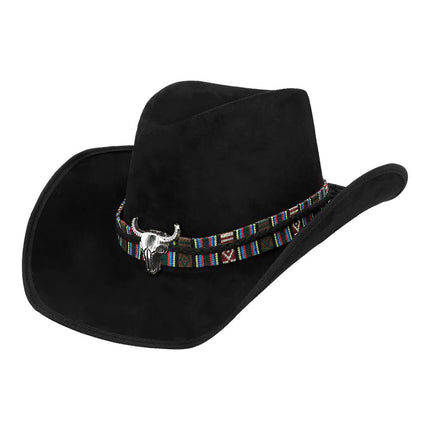 Zwarte Cowboy Hoed Luxe van Boland koop je bij Partywinkel