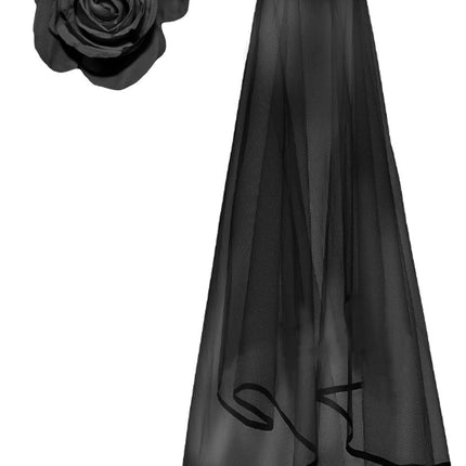 Zwarte Haarband Sluier van Fiestas Guirca koop je bij Partywinkel