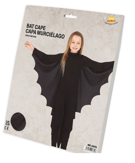 Zwarte Halloween Kostuum Vleermuis Kind van Fiestas Guirca koop je bij Partywinkel