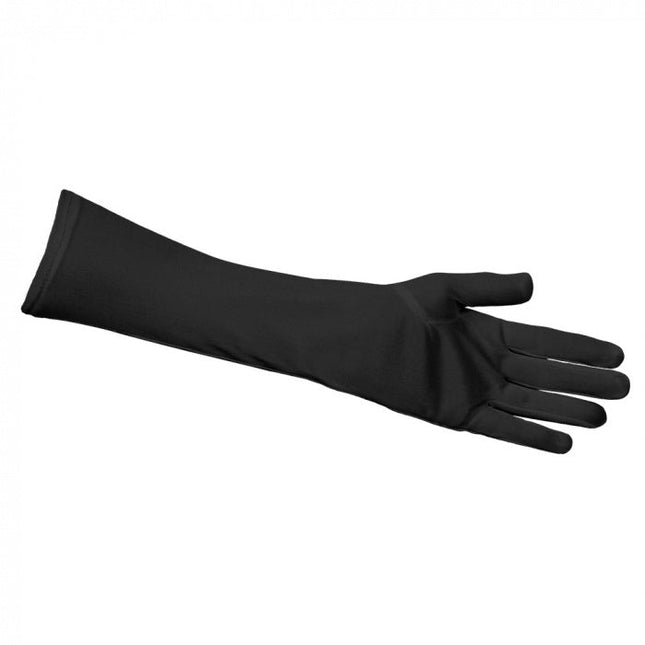 Zwarte Handschoenen Lang - Partywinkel - 8712026030900