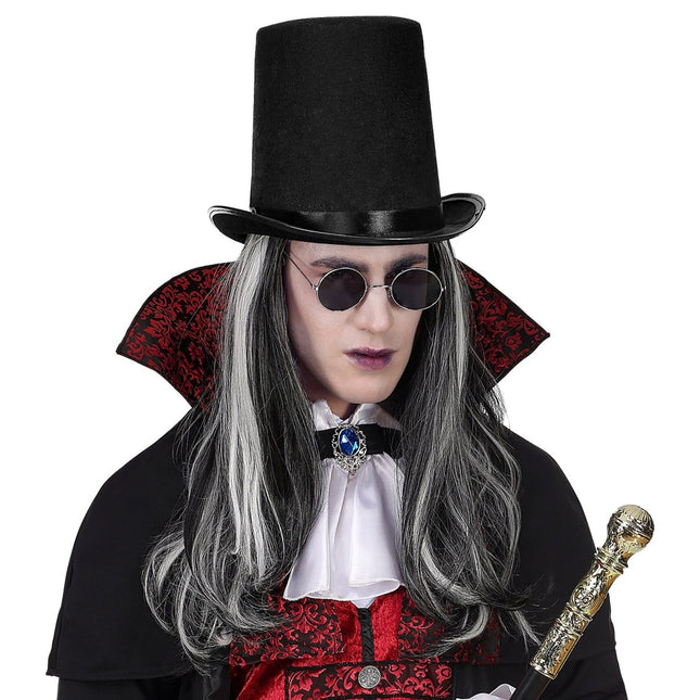 Zwarte Hoed 20cm van Widmann koop je bij Partywinkel