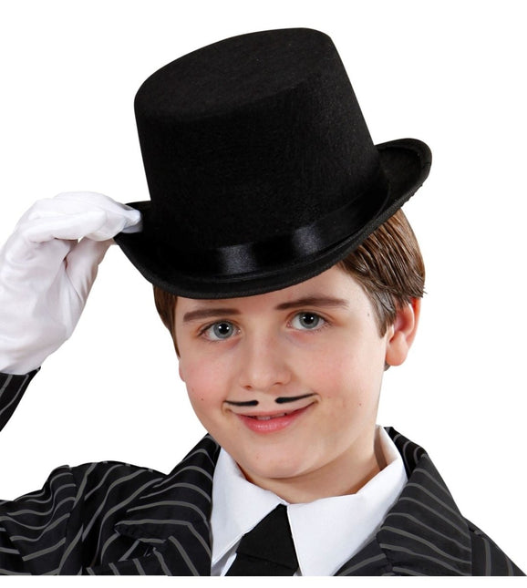 Zwarte Hoed Kind Hoog van Widmann koop je bij Partywinkel