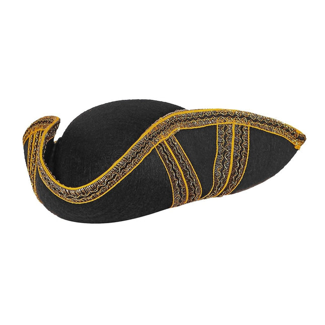 Zwarte Hoed Tricorn van Widmann koop je bij Partywinkel