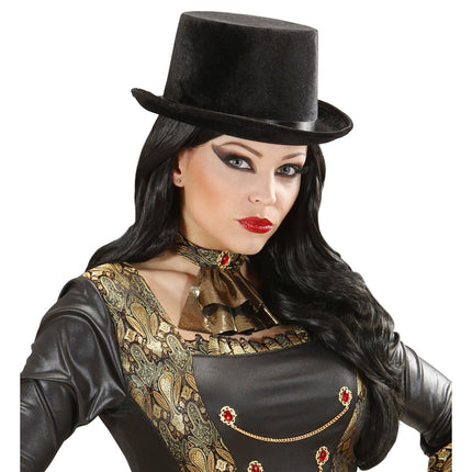 Zwarte Hoed Zwart Hoog van Widmann koop je bij Partywinkel