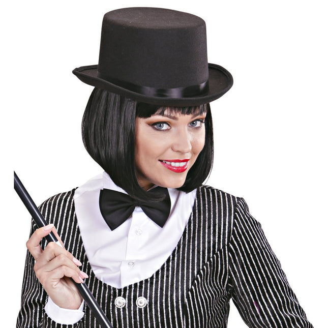 Zwarte Hoge Hoed Vilt van Widmann koop je bij Partywinkel