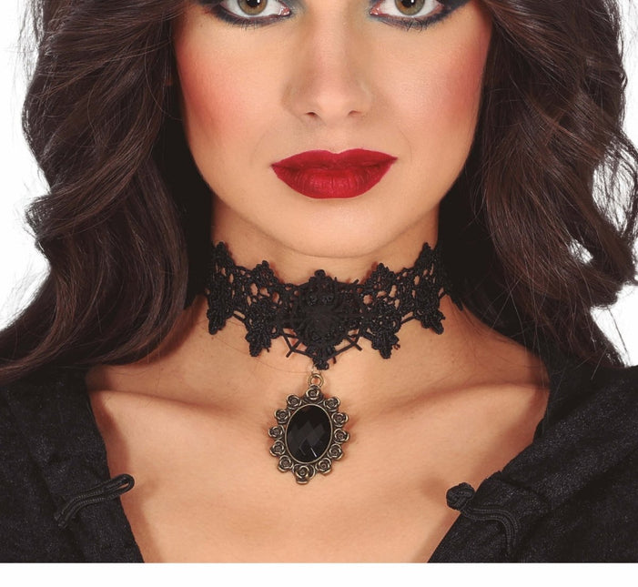 Zwarte Ketting Kant van Fiestas Guirca koop je bij Partywinkel