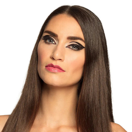 Zwarte Kleurlenzen Witte Spiraal 3Mnd van Boland koop je bij Partywinkel