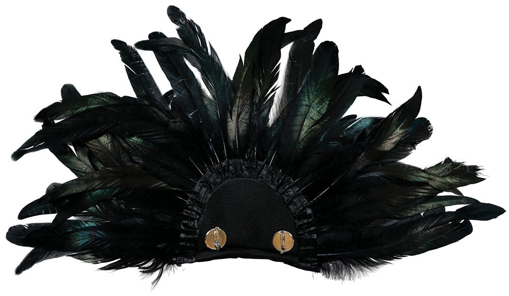 Zwarte Kraag Veren - Partywinkel - 8434077272121