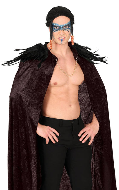 Zwarte Kraag Veren - Partywinkel - 8434077272121