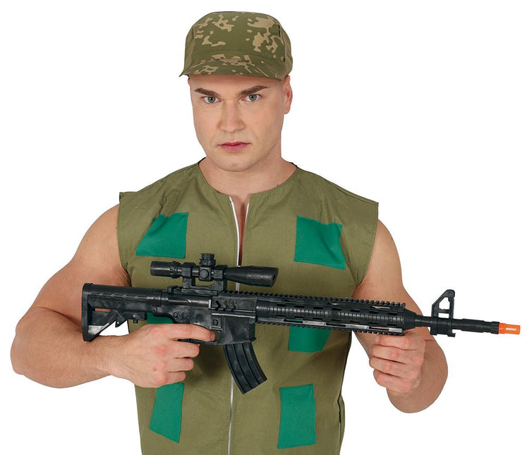 Zwarte Nep Pistool 67cm - Partywinkel - 8434077166536