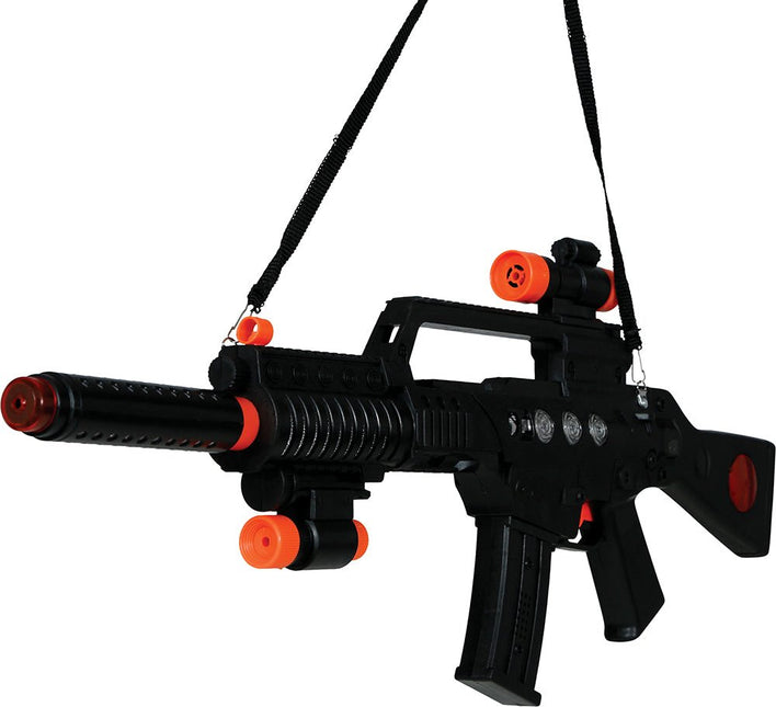 Zwarte Nep Pistool 70cm - Partywinkel - 8434077163597
