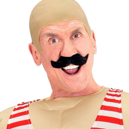 Zwarte Nep Snor Ambassador van Widmann koop je bij Partywinkel