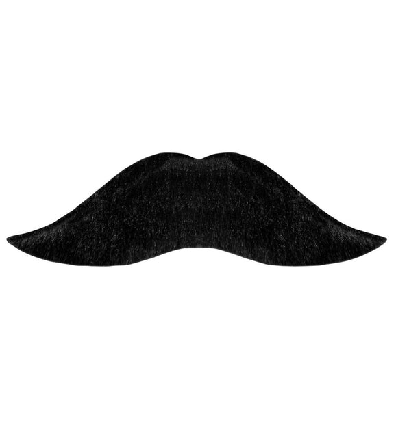 Zwarte Nep Snor Groot van Widmann koop je bij Partywinkel