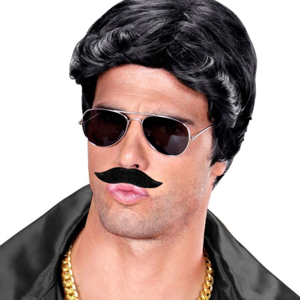 Zwarte Nep Snor Groot van Widmann koop je bij Partywinkel