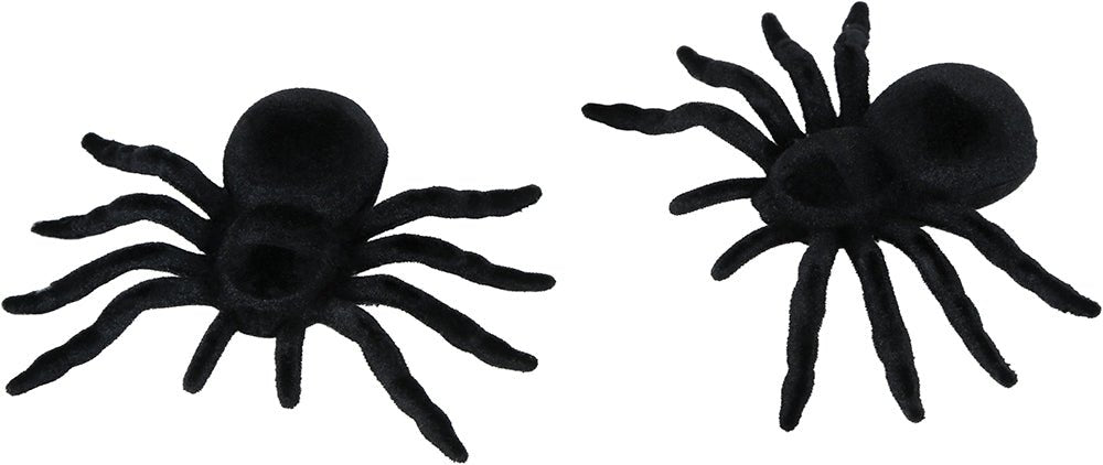 Zwarte Nep Spin 10cm 2st van Fiestas Guirca koop je bij Partywinkel