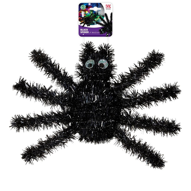 Zwarte Nep Spin 36cm van Widmann koop je bij Partywinkel