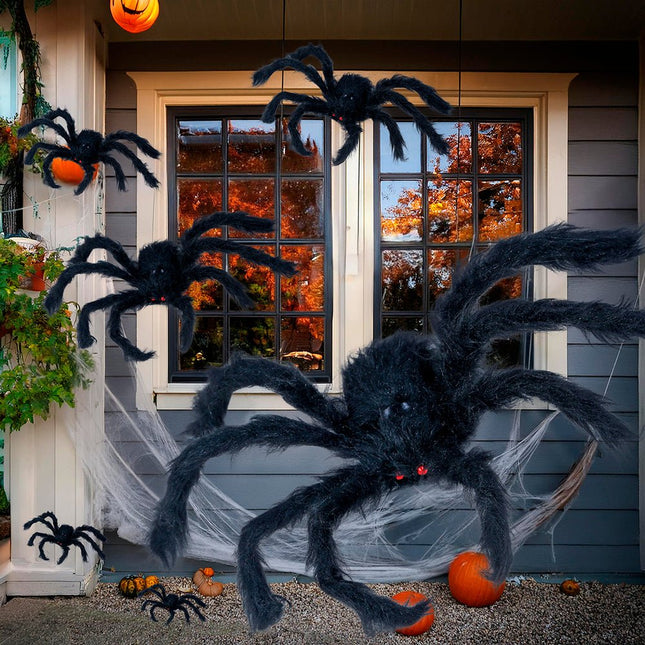 Zwarte Nep Spin 90cm van Fiestas Guirca koop je bij Partywinkel