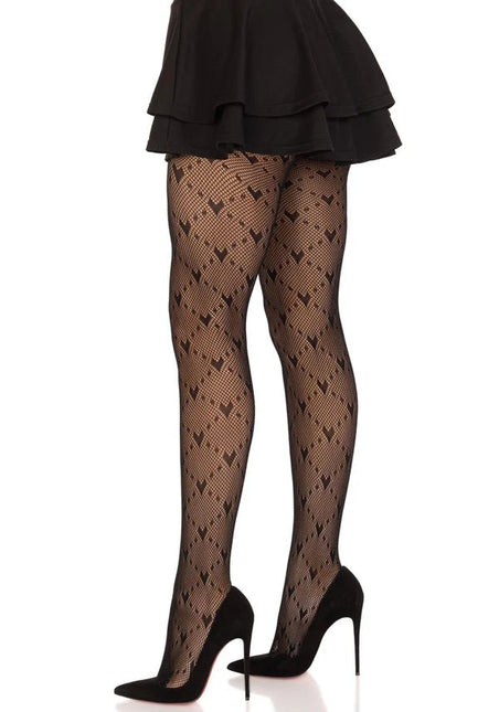 Zwarte Panty Love Struck - Partywinkel - 714718569857