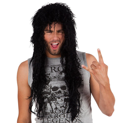 Zwarte Pruik Cooper van Boland koop je bij Partywinkel