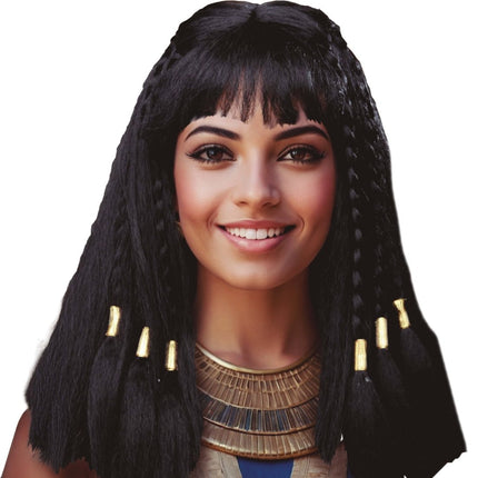 Zwarte Pruik Egyptisch van Fiestas Guirca koop je bij Partywinkel