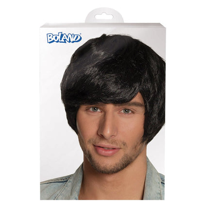 Zwarte Pruik Tyler van Boland koop je bij Partywinkel