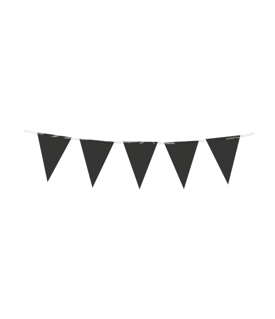 Zwarte Slinger Mini 3m - Partywinkel - 8716764245824