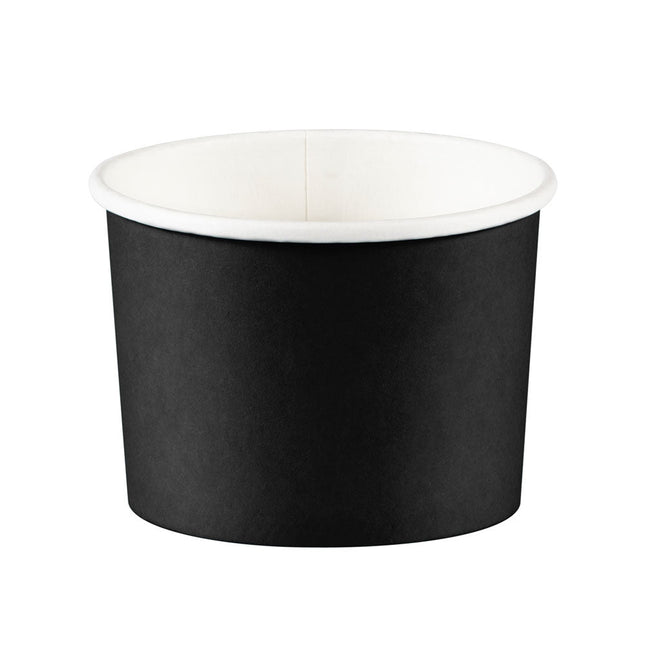 Zwarte Snackbakje 6,4cm 8st van Creative Converting koop je bij Partywinkel